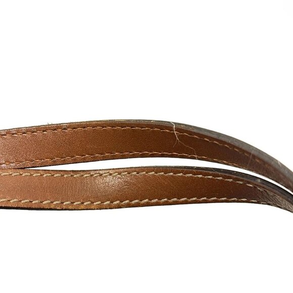 Auth GUCCI GG 282439 Blue Brown Nylon Leather - Tote Bag - Picture 7 of 9